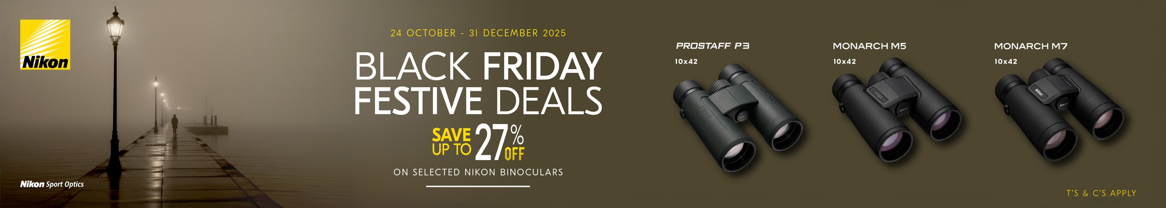 Nikon Binoculars Black November