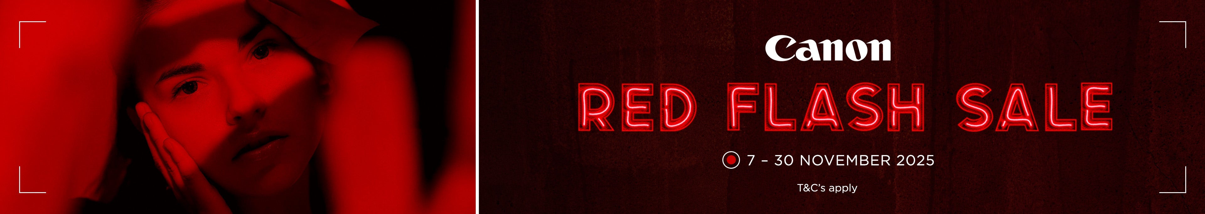 Canon Red Flash Sale