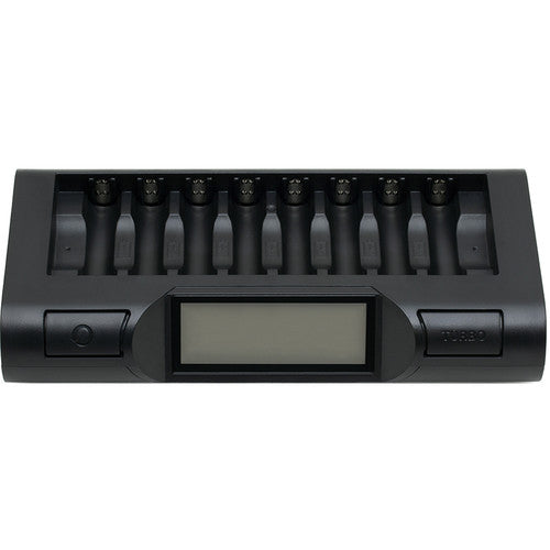 Powerex MH-C980 8-Cell Turbo Battery Charger & Analyser for AA/AAA NiMH batteries.