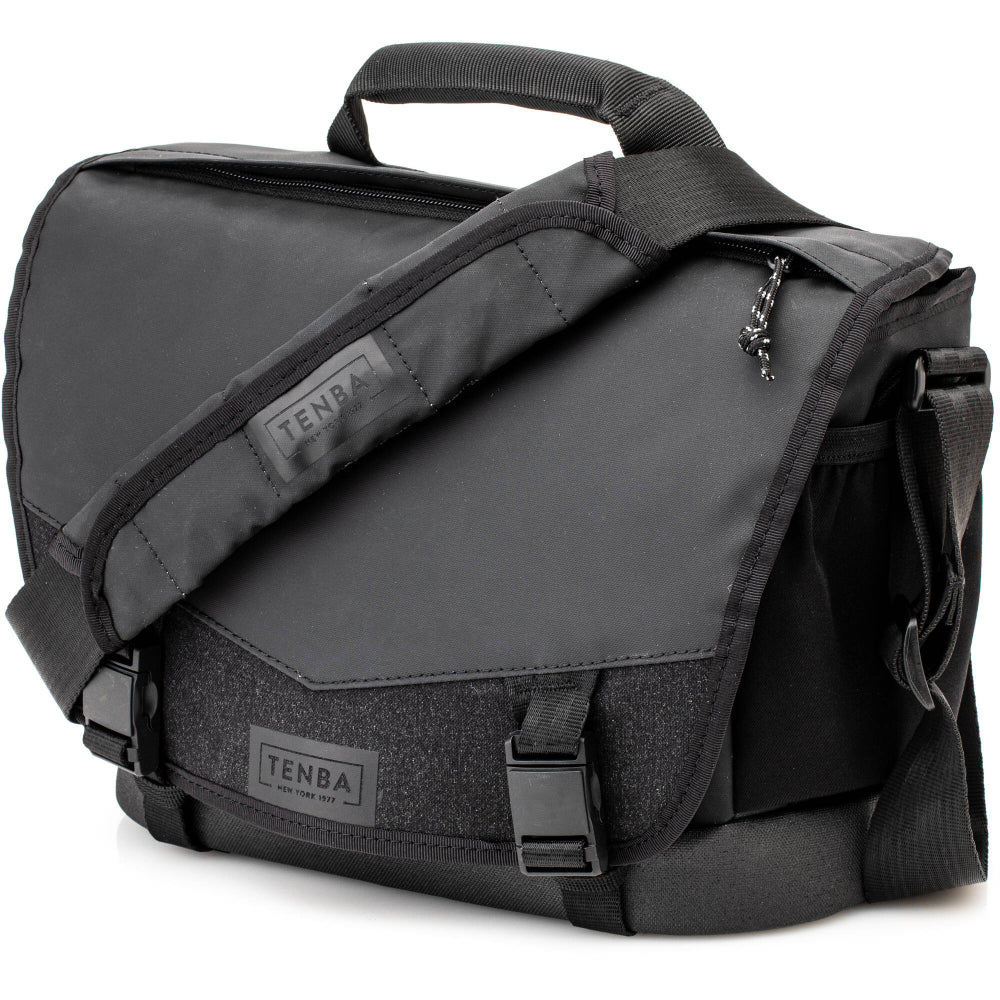 The Tenba DNA 9 Slim Messenger Bag combines style and functionality, it offers discreet, versatile storage for photographers and adventurers.