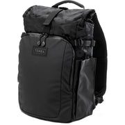 The Backpack combines vintage style with modern functionality, it offers secure camera storage, a rolltop design, and space for up to 4 lenses.