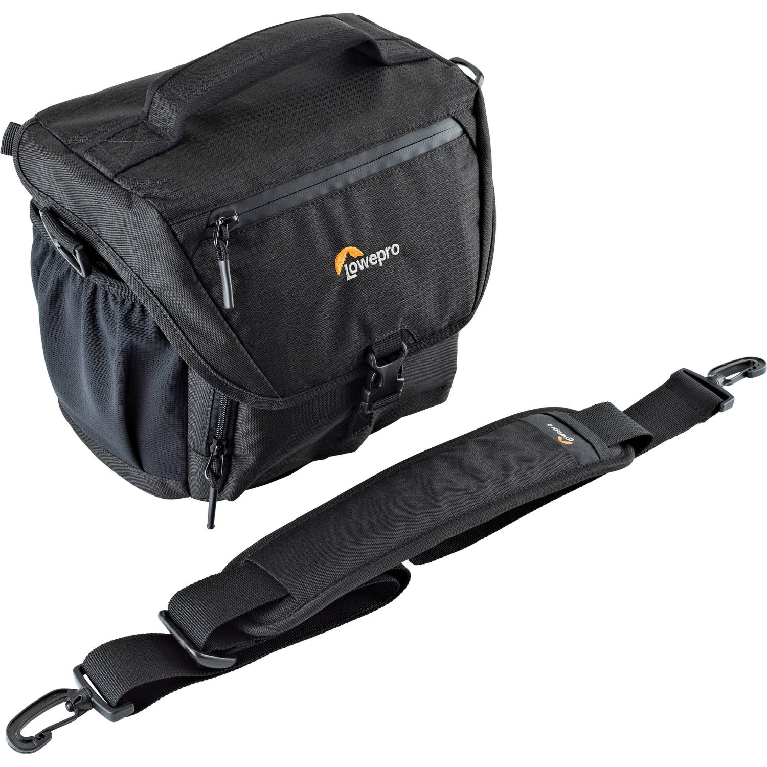 The Lowepro Nova 170 AW II Camera Bag is made to suit your DSLR or Mirrorless Camera system, additional lens and flash safely by your side till you need it.