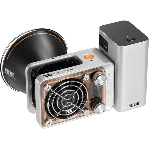 Zhiyun Molus X60 RGB Light Combo Kit with adjustable colour, brightness, and built-in effects for video and photography.