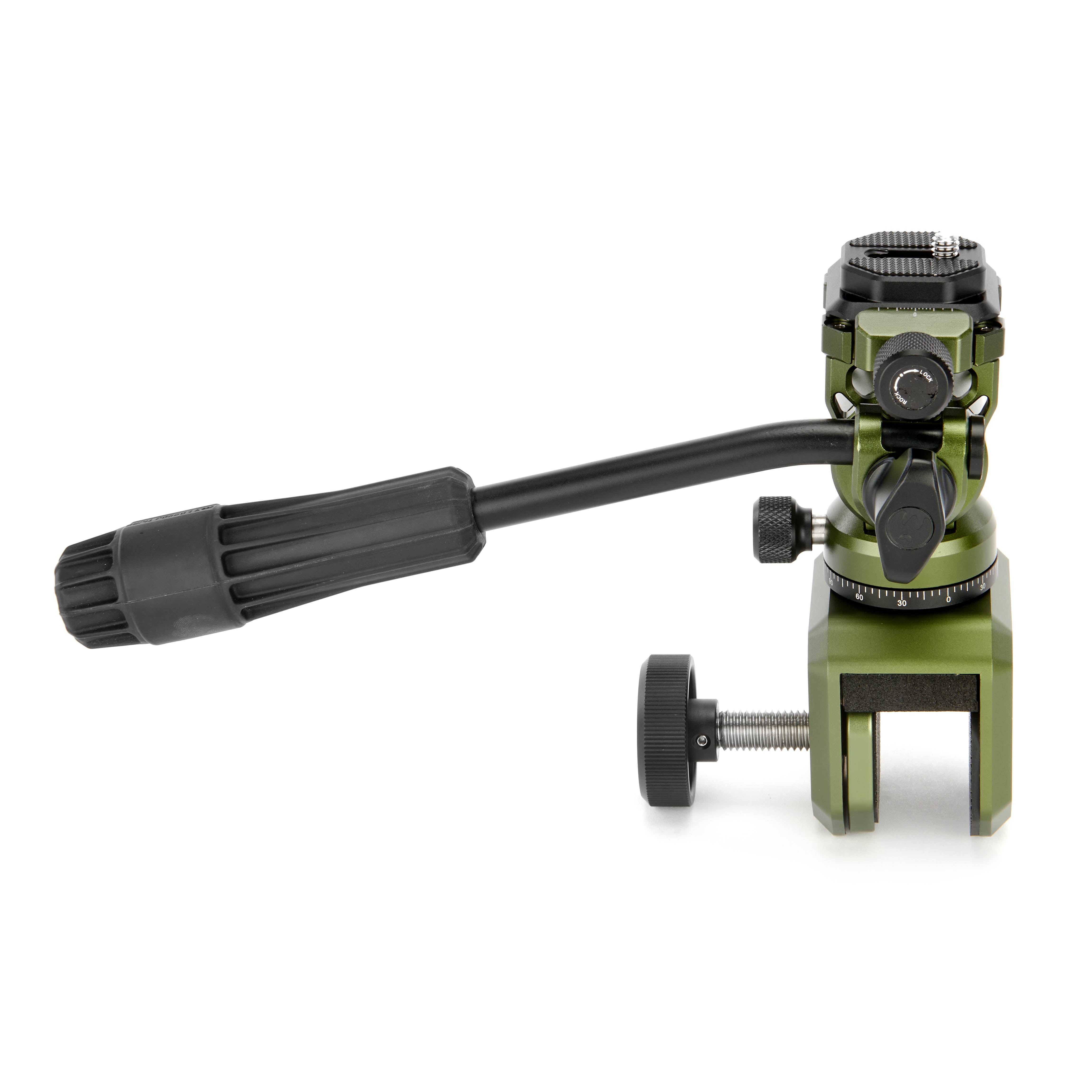 3LT Window Mount Clamp with AirHed Trinity for stable 360Ëš camera panning.