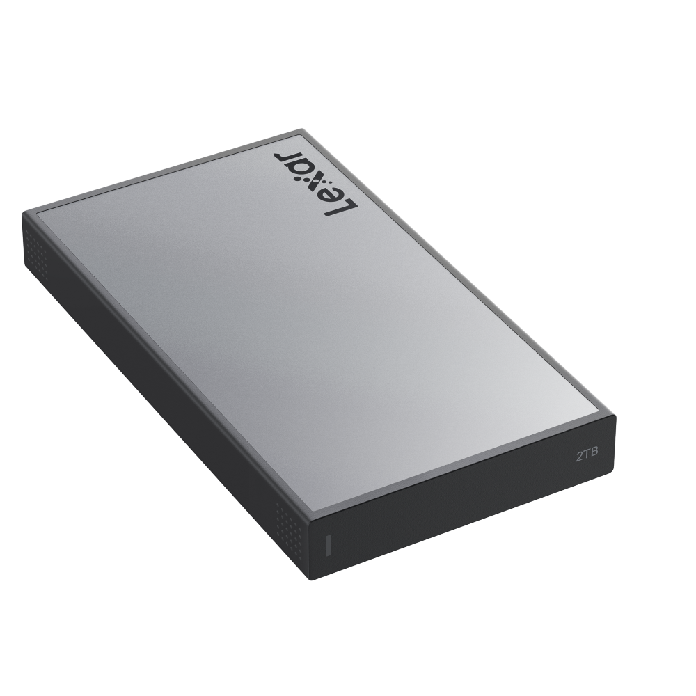 Lexar Professional Workflow Portable SSD for photographers and videographers.