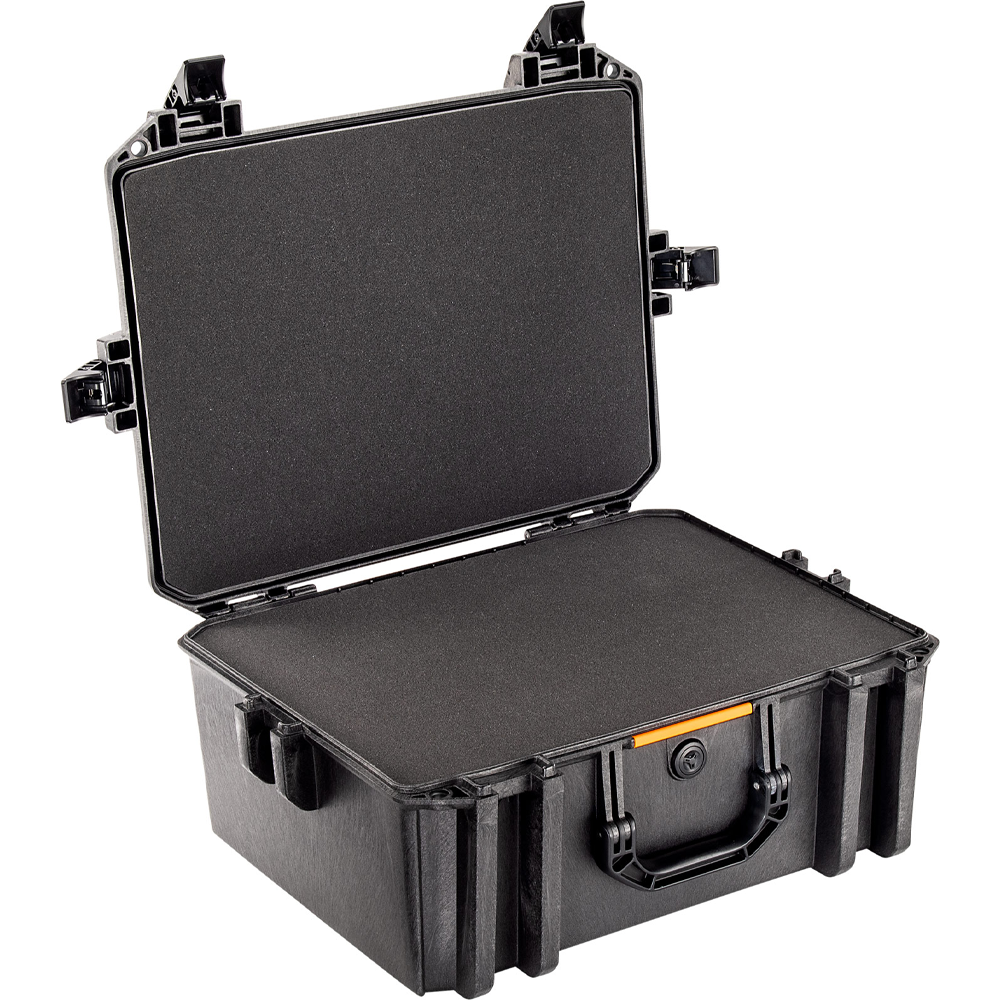Store, protect and transport your photo gear with the crushproof, dustproof, weather-resistant Pelican Vault V550 Standard Equipment Case with Foam Insert.