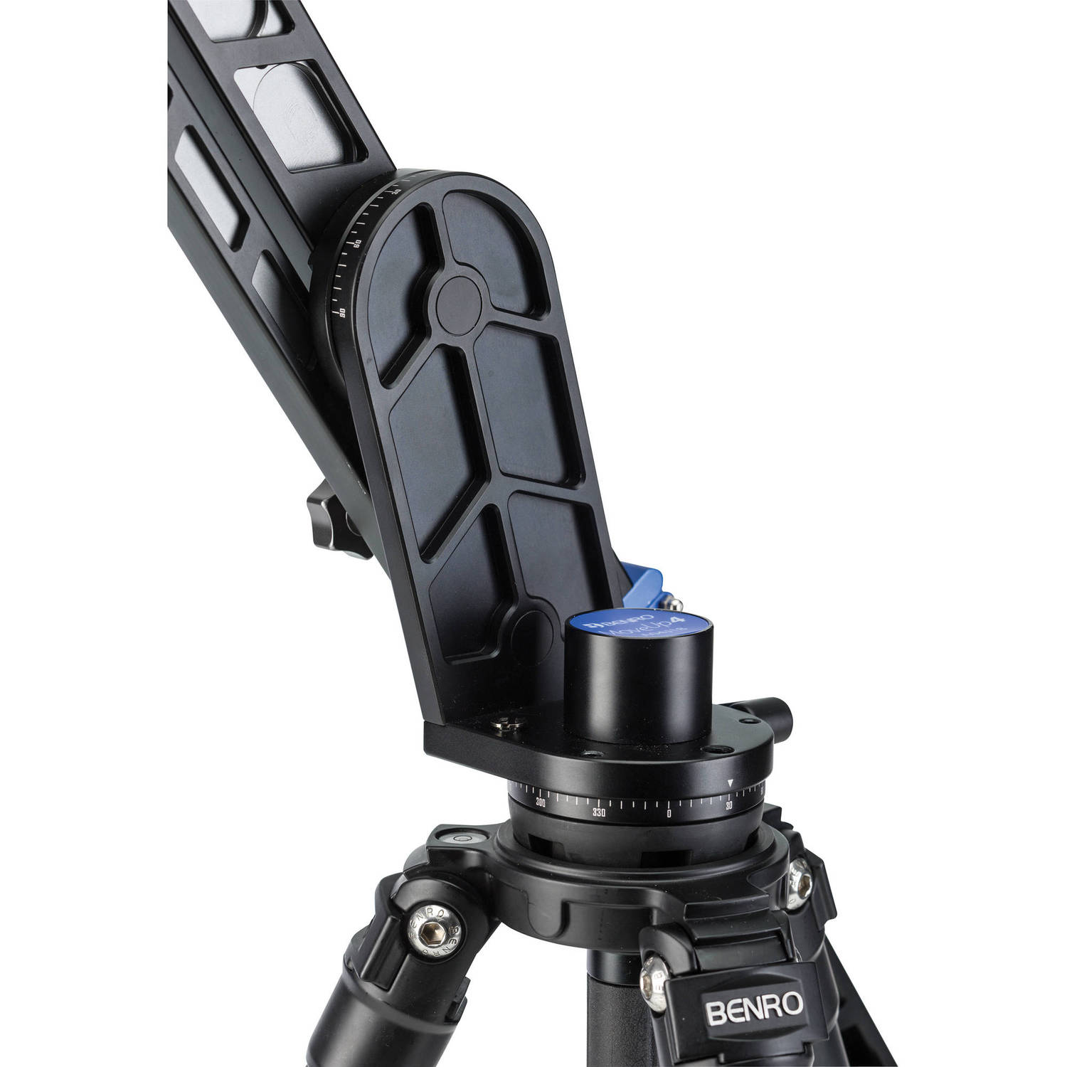 Camera crane with Benro branding on a white background