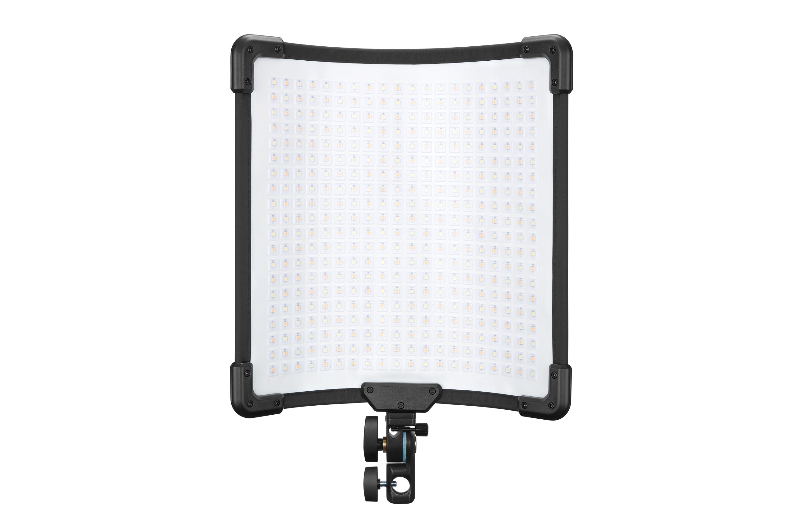 Godox FH50Bi flexible bi-color LED light panel, 30x30cm, foldable, color temp 2800-6500K, CRI/TLCI 97, 11 special effects, wireless control via app or remote, lightweight and slim design for versatile use