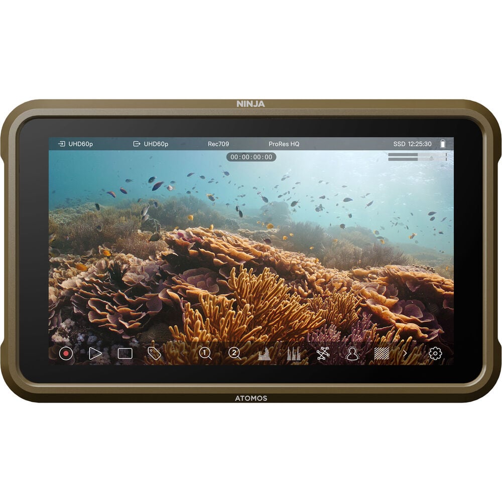 A recording monitor to benefit videographers. It features an updated operating system; with HDR monitoring, 4K video preview and RAW recording capabilities.
