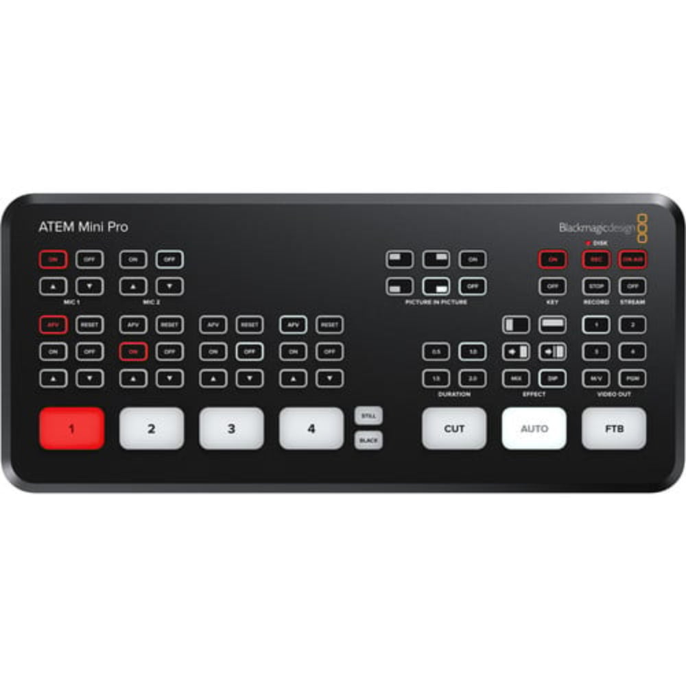 美品 Blackmagic design ATEM mini Pro Blackmagic Design ATEM Mini Pro HDMI Live Stream Switcher