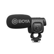 Improve the sound quality of your video with the Boya BY-BM3011 On-Camera Supercardioid Shotgun Microphone. Ideal for vloggers, and other content creators.