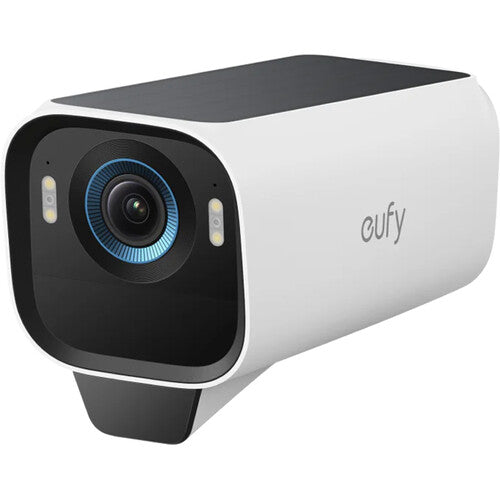 The Eufy Security eufyCam S3 Pro is a state-of-the-art 4K security camera designed for all-weather protection, featuring MaxColour Visionâ„¢ for full-color surveillance and SolarPlusâ„¢ 2.0 for continuous solar power.