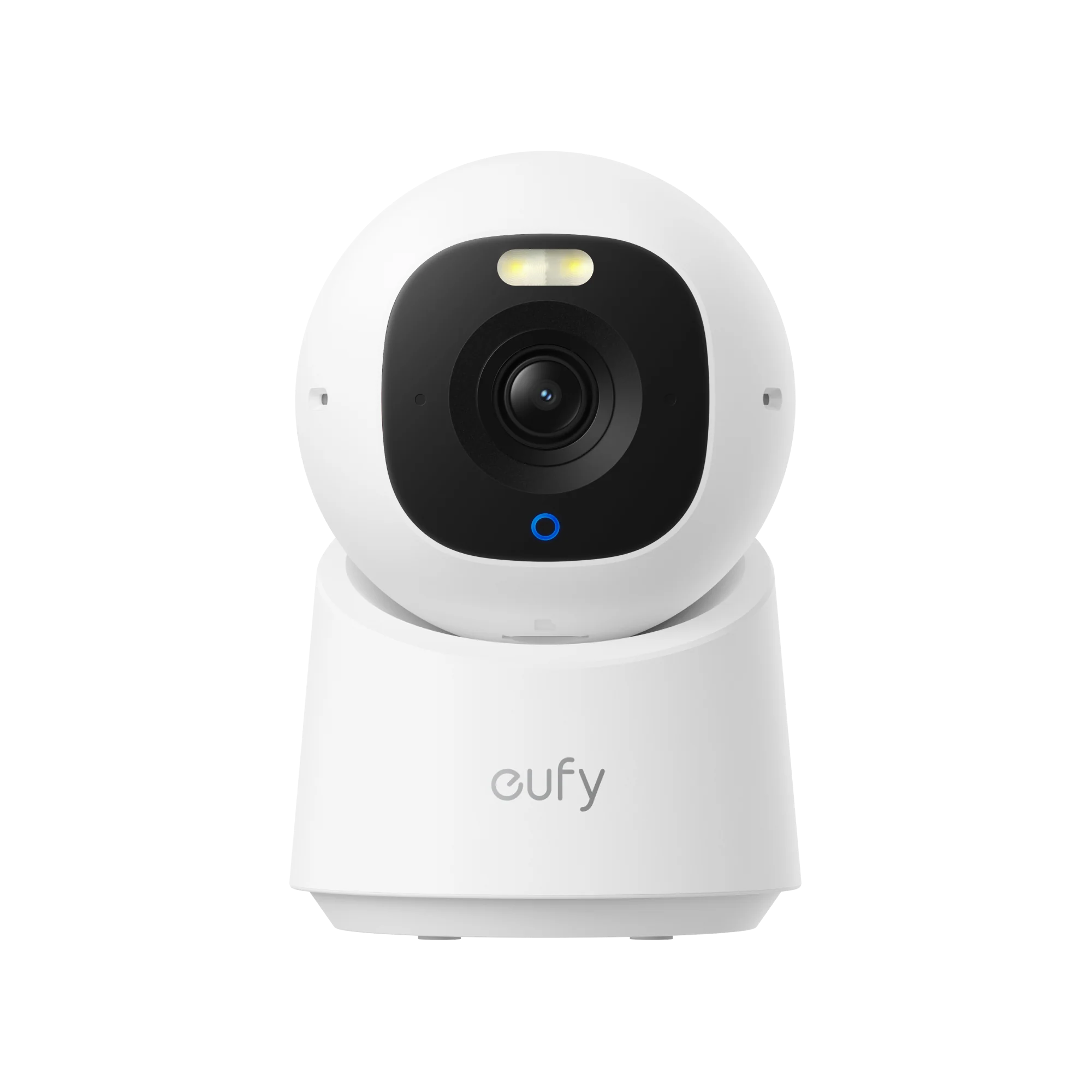 The Eufy Security Indoor Cam E30 is a security camera that provides a 360° horizontal view and 4K UHD resolution, and it uses AI to detect humans, pets, and audio cues, while also offering color and infrared night vision.