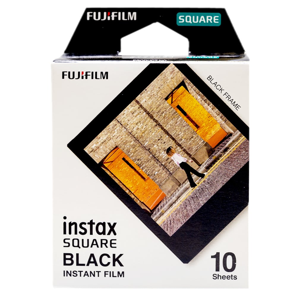 Fujifilm Instax Square Instant Film Black (10 Sheets) – Outdoorphoto