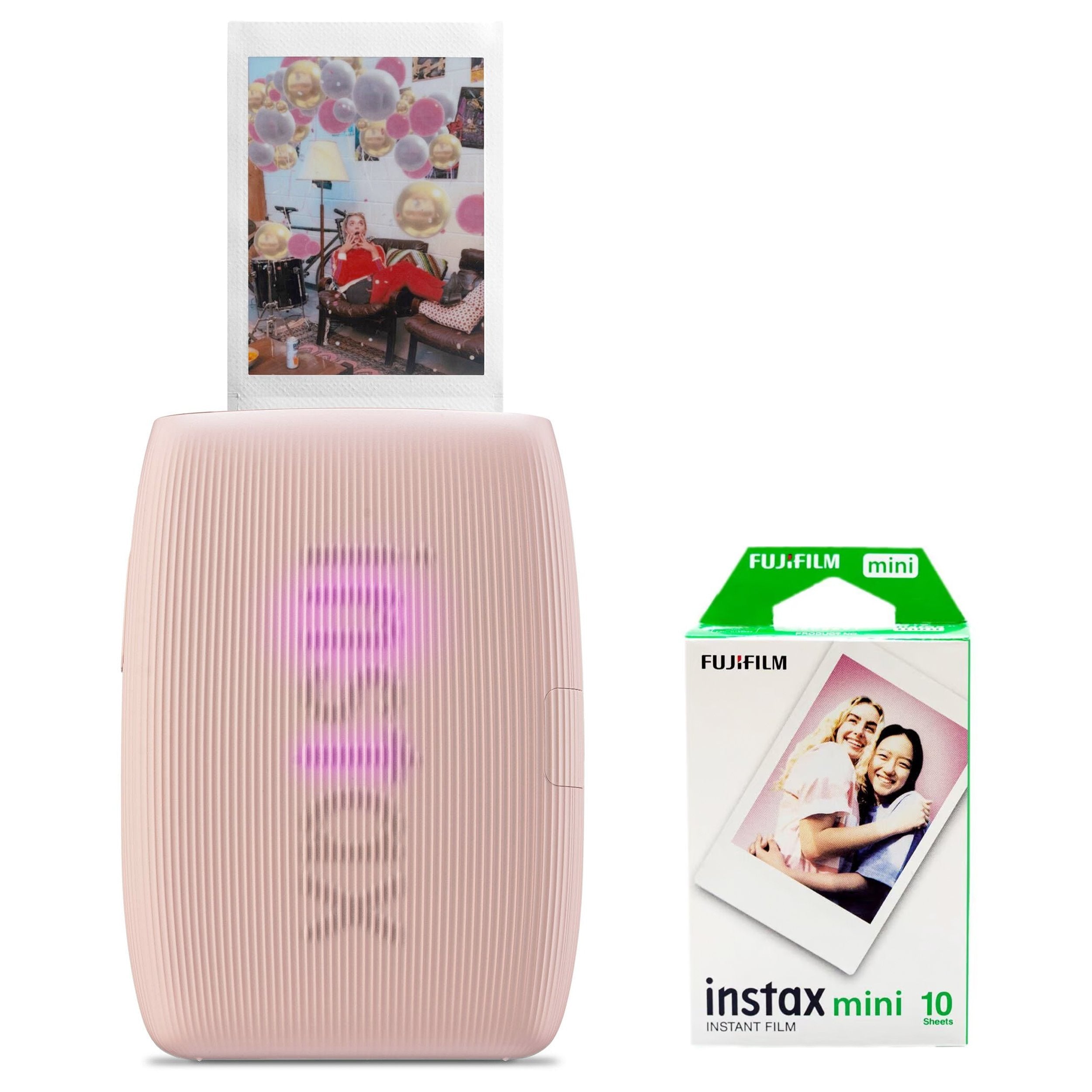 Fujifilm Instax Mini Link Smartphone Printer Kit (Pink
