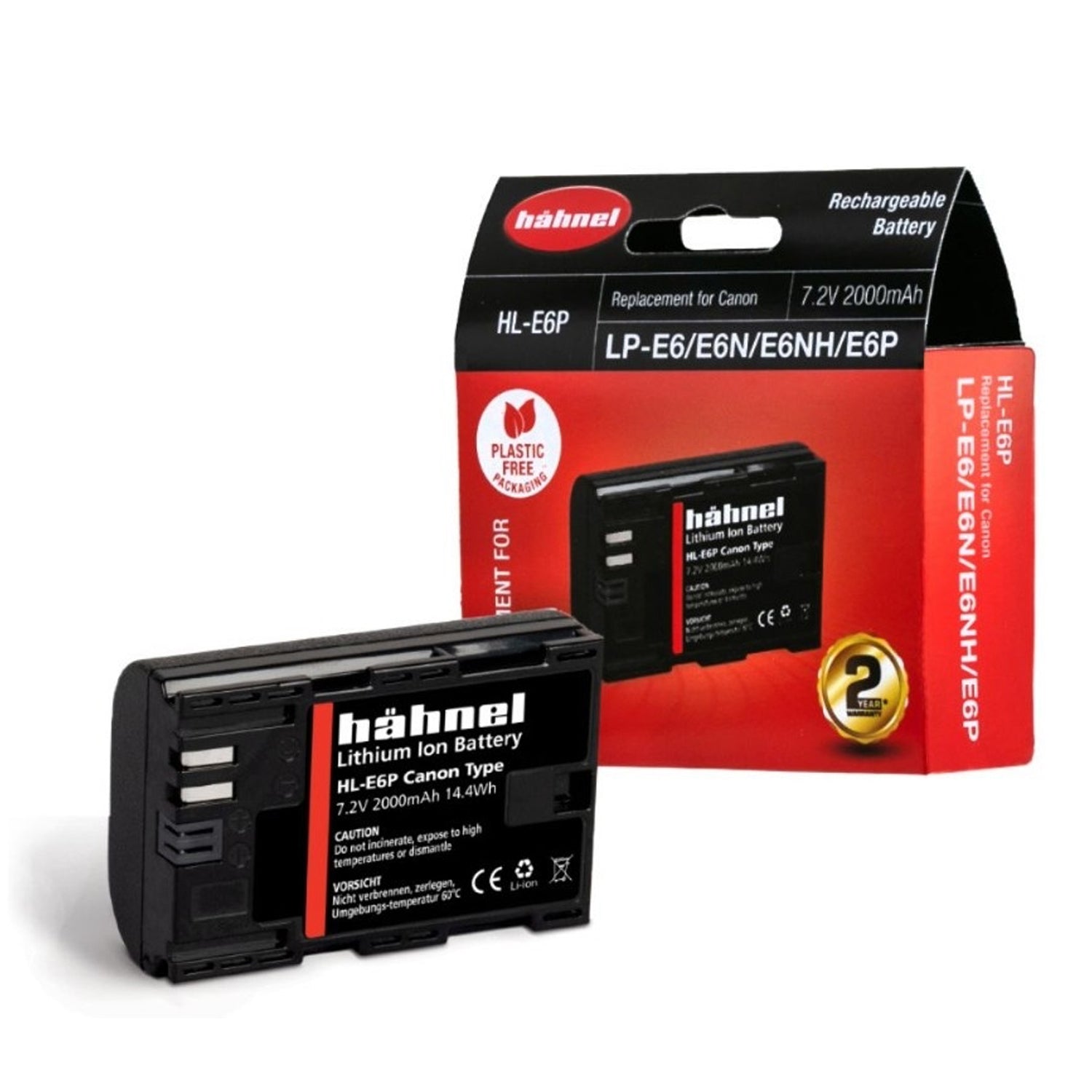 Hahnel Canon LP-E6P Generic Battery – Outdoorphoto