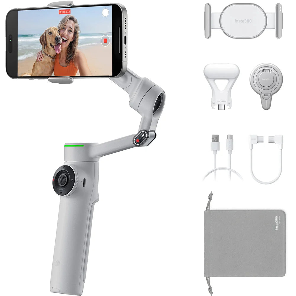 Insta360 Flow 2 Pro Gimbal Creator Kit (Grey) – Outdoorphoto