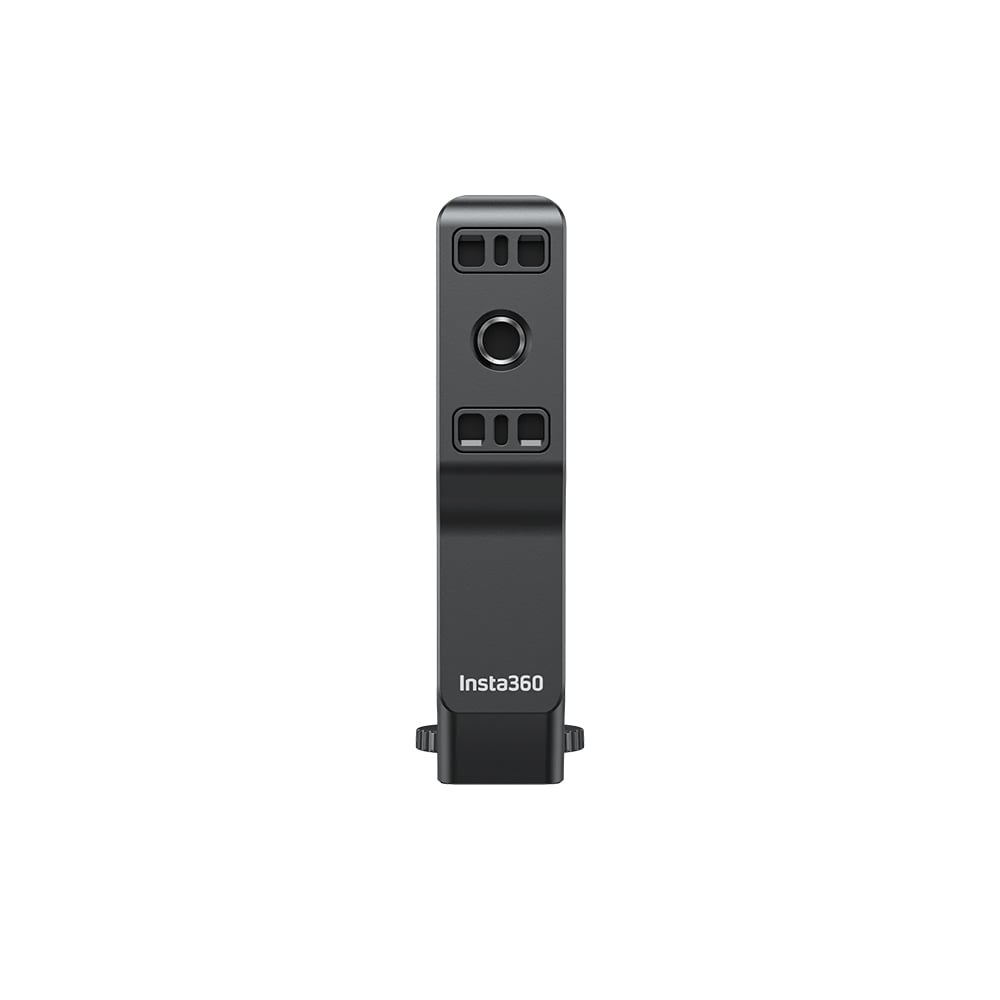 All-aluminum alloy vertical and horizontal mount for Insta360 Ace and Ace Pro with dual quick-release ports, allowing easy switching between portrait and landscape shots while keeping charging ports and microphones accessible