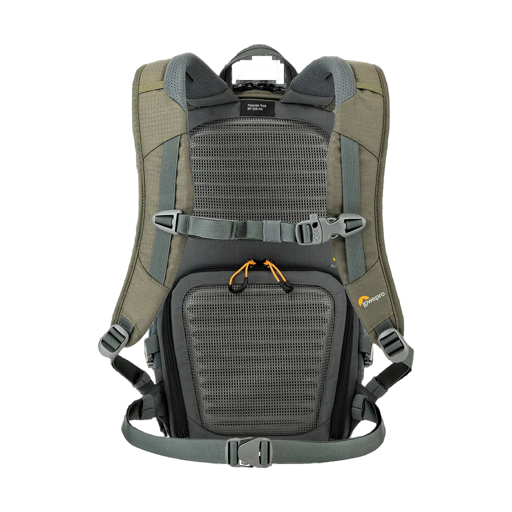 Lowepro Flipside Trek BP250 AW compact camera backpack with body-side access
