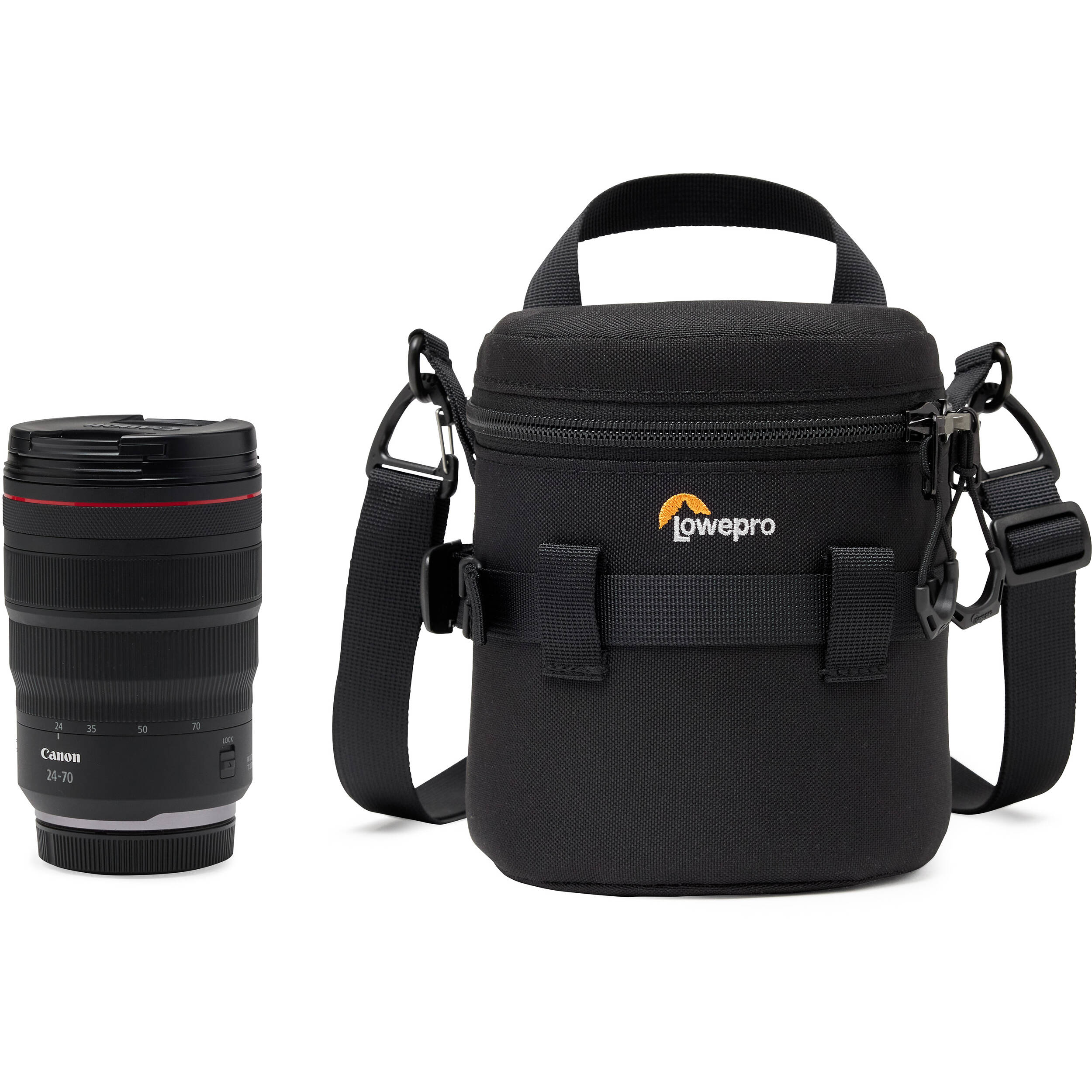 ProTactic LCS III lens case with removable shoulder strap and belt attachment