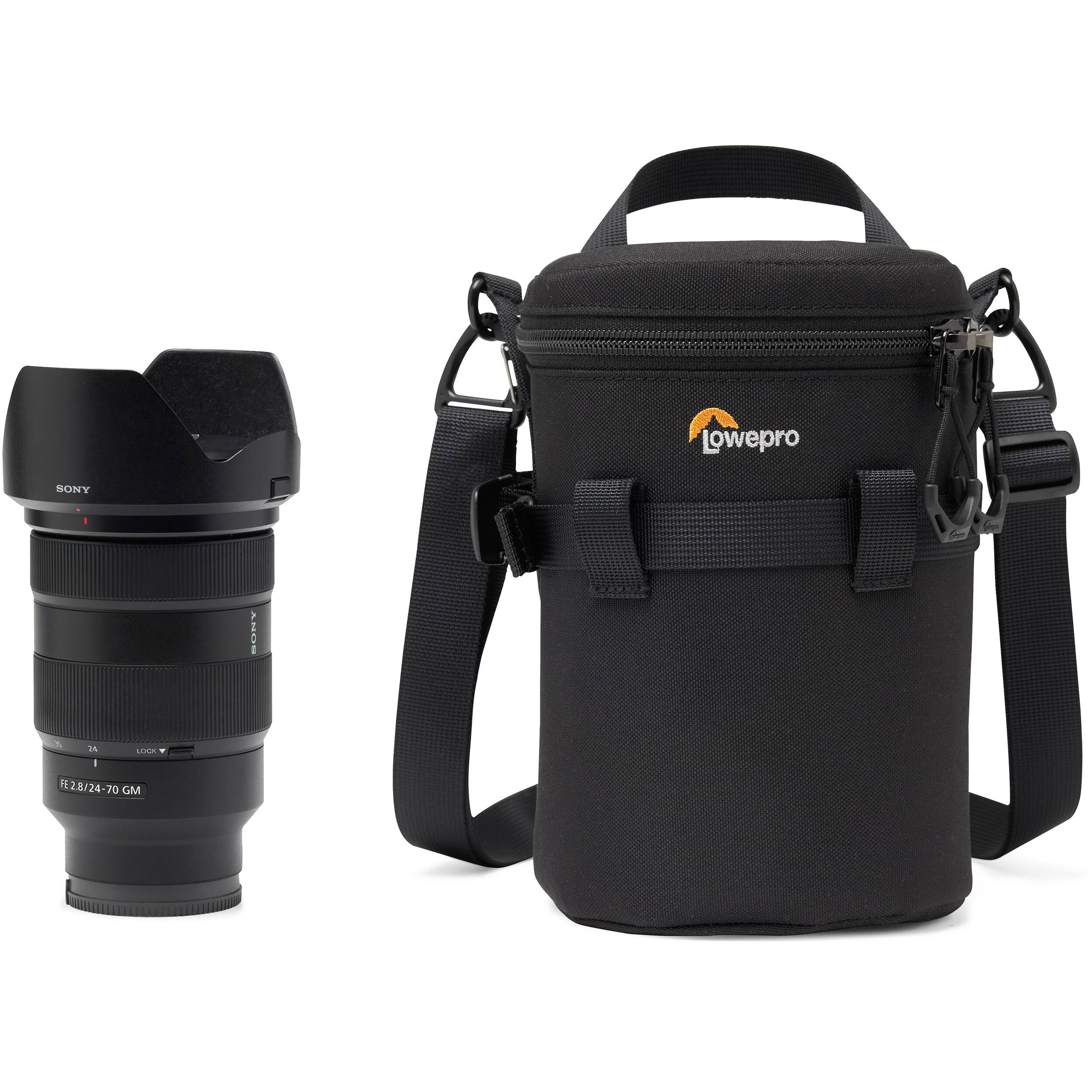 ProTactic LCS III lens case with removable shoulder strap and belt attachment