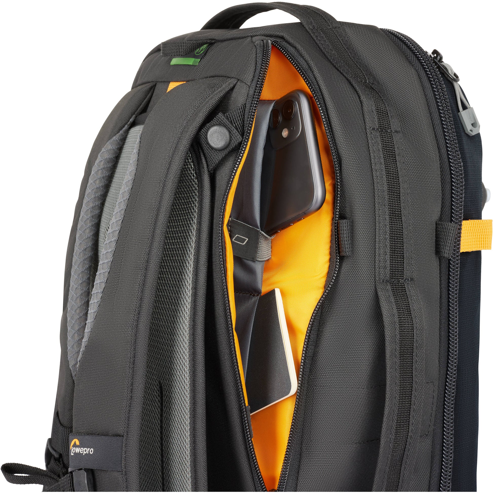 Lowepro Trekker Lite BP 250 AW Backpack in black with removable GearUp camera insert, All-Weather Cover, and eco-friendly design