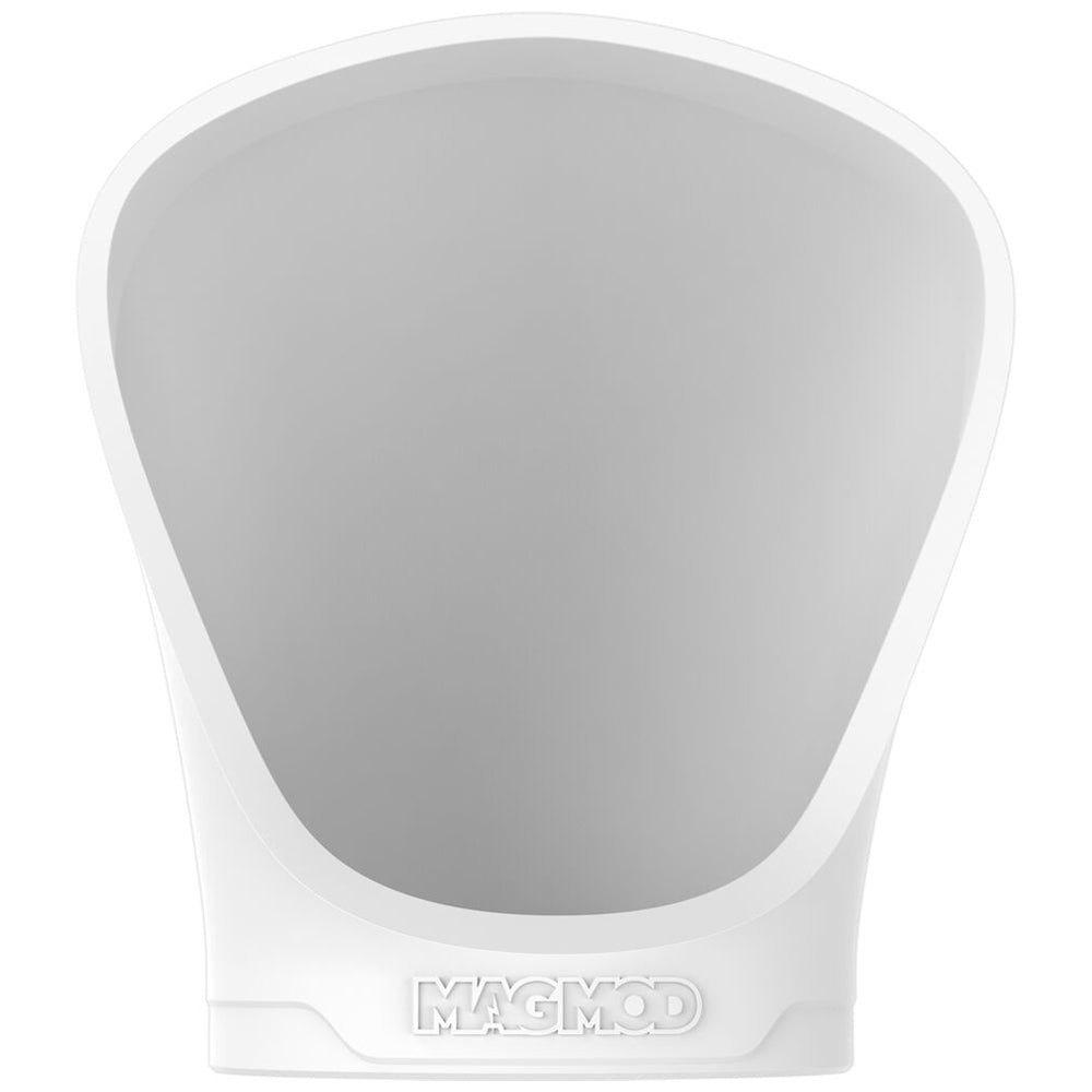 MagMod MagBounce 2 magnetic bounce flash diffuser in white silicone for softer light.