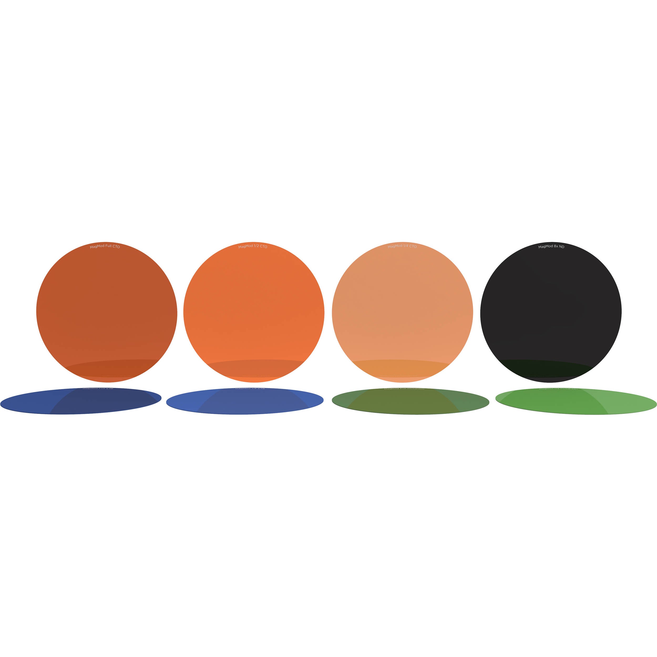 MagMod Gel Set with eight vibrant colour gels for flash modifiers.