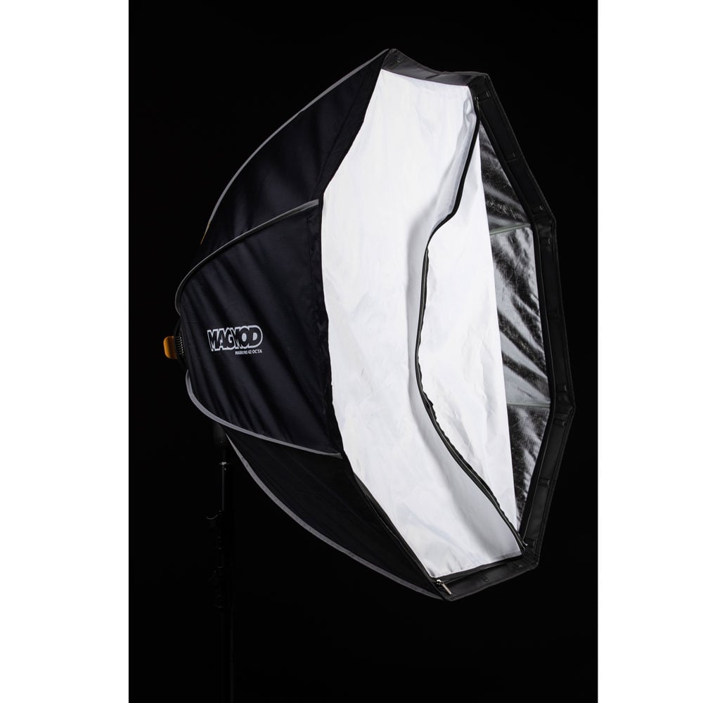 MagMod MagBox Pro 42″ Octagonal softbox with zip-on fabric diffuser.