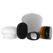 MagMod Professional Flash Kit 2 – silicone MagGrip 2 with magnetic MagSphere 2, MagBounce 2, MagGrid 2, and correction gels.