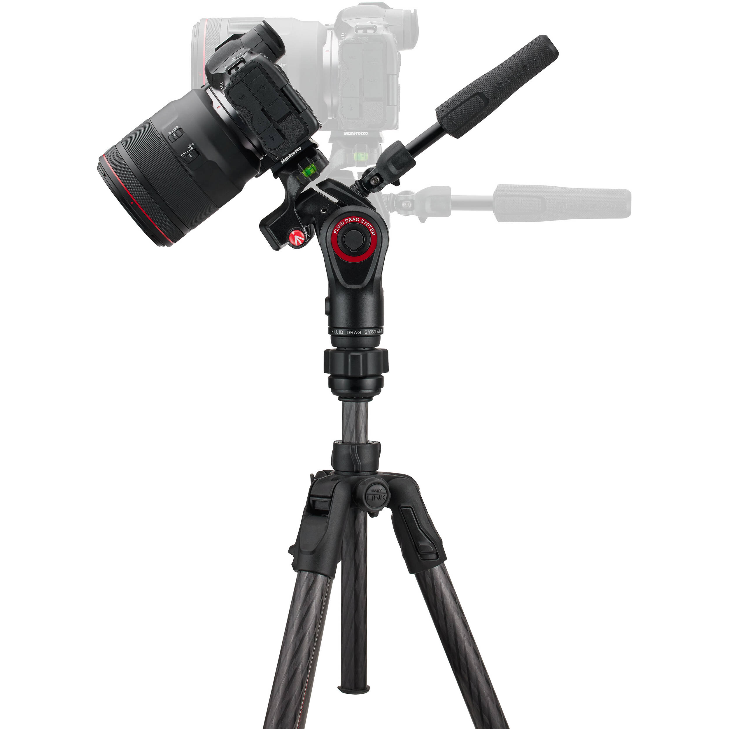 Manfrotto Befree GT PRO 3-Way Aluminium Tripod Kit with 3-way live head, compact travel tripod supporting 6 kg for photography and videography.