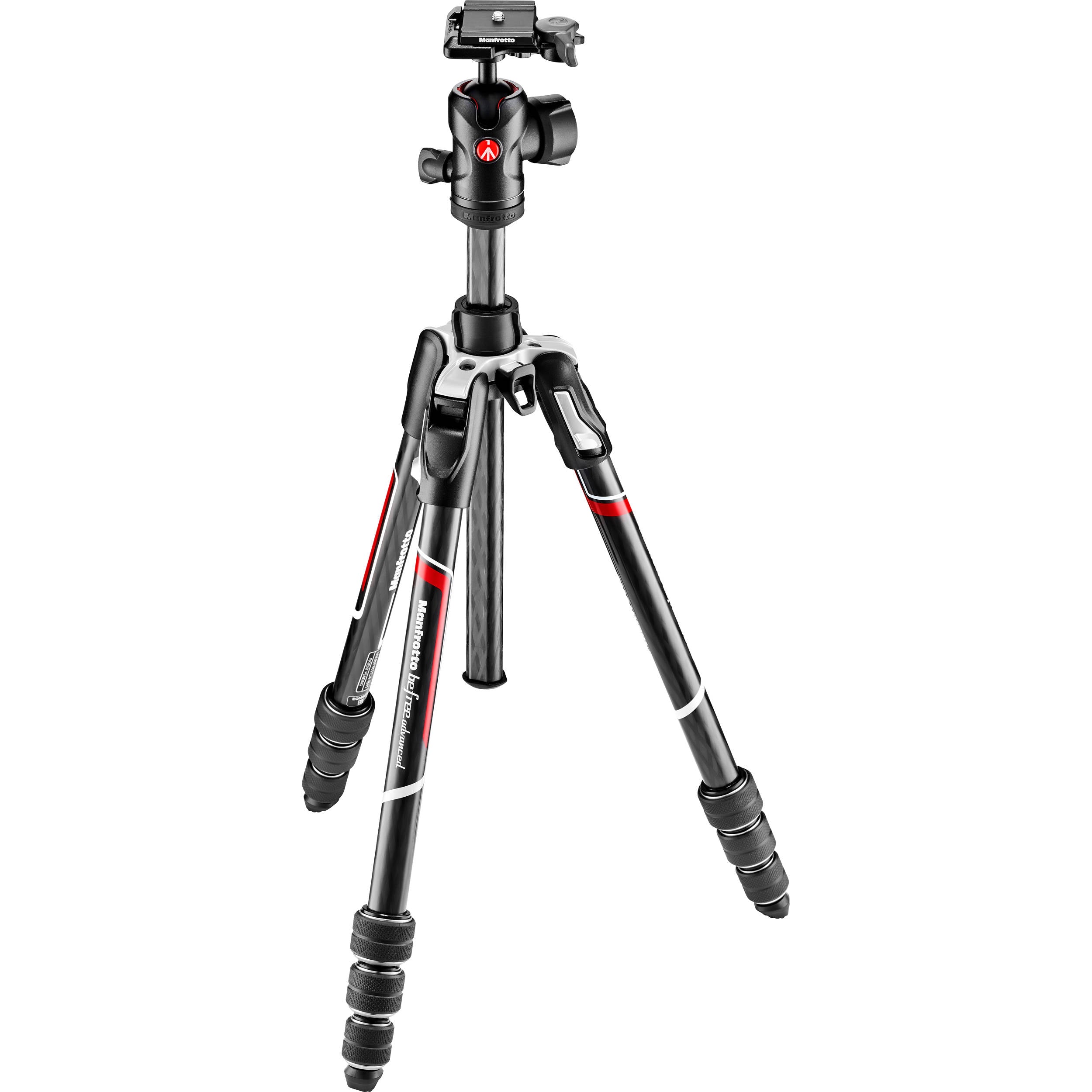 The Manfrotto Befree Advanced Twist Carbon Fibre Tripod offers lightweight stability, quick setup, and versatile shooting angles.
