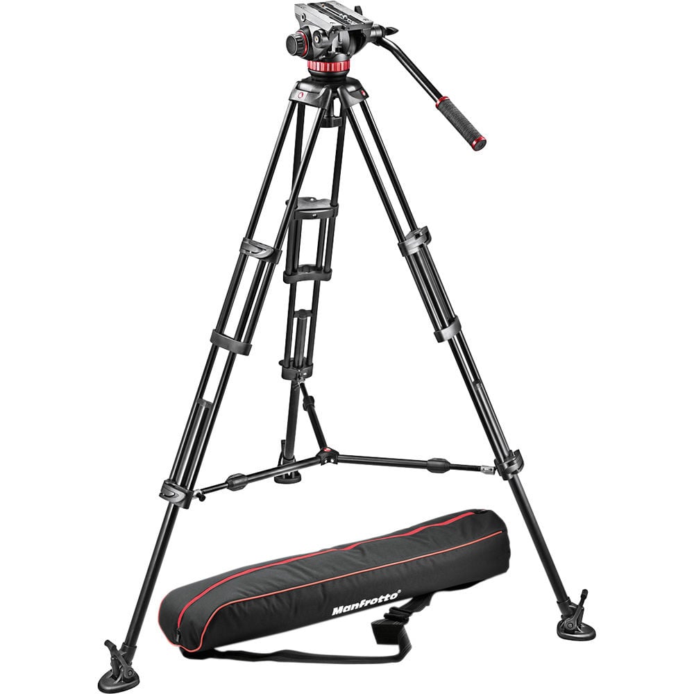 Manfrotto Pro Video Aluminium Kit includes components that are a perfect match for each other, yet will still be free to swap around the head or tripod.
