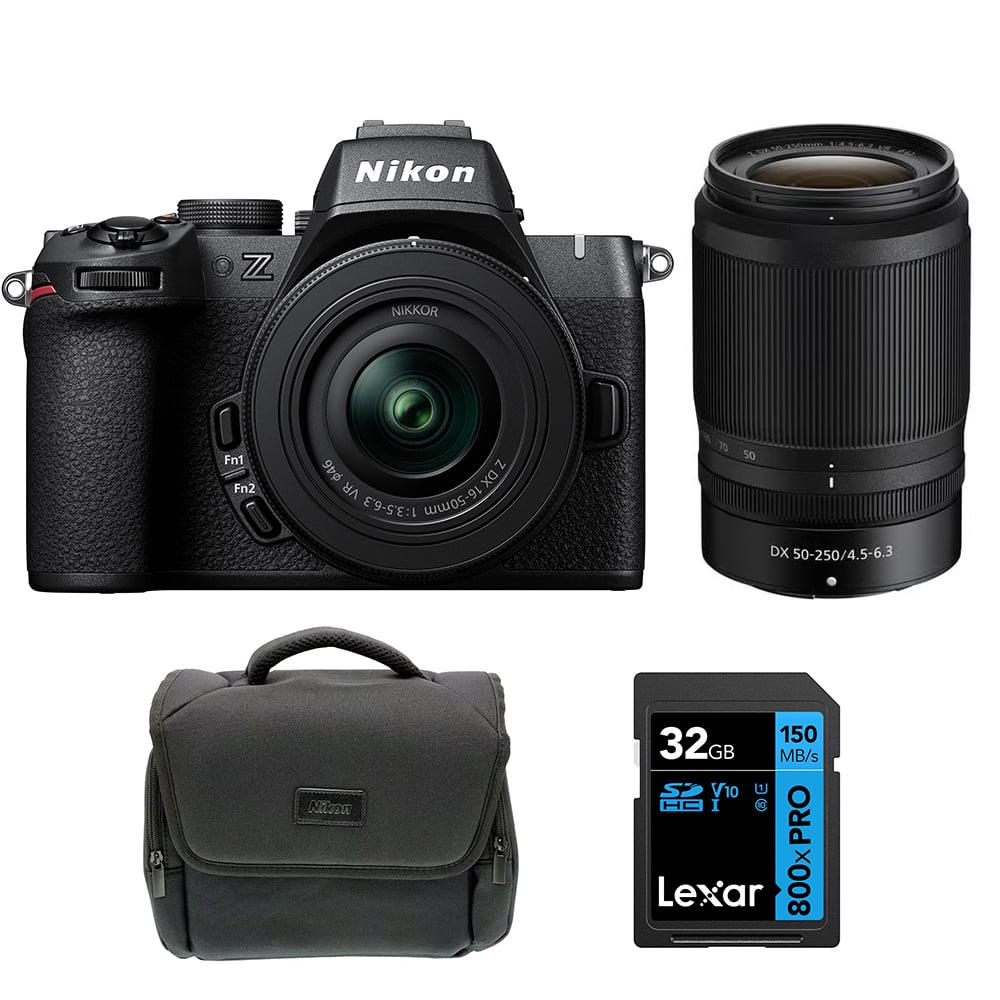 Nikon Z50 II Mirrorless Camera + 16-50mm + 50-250mm Kit – Outdoorphoto
