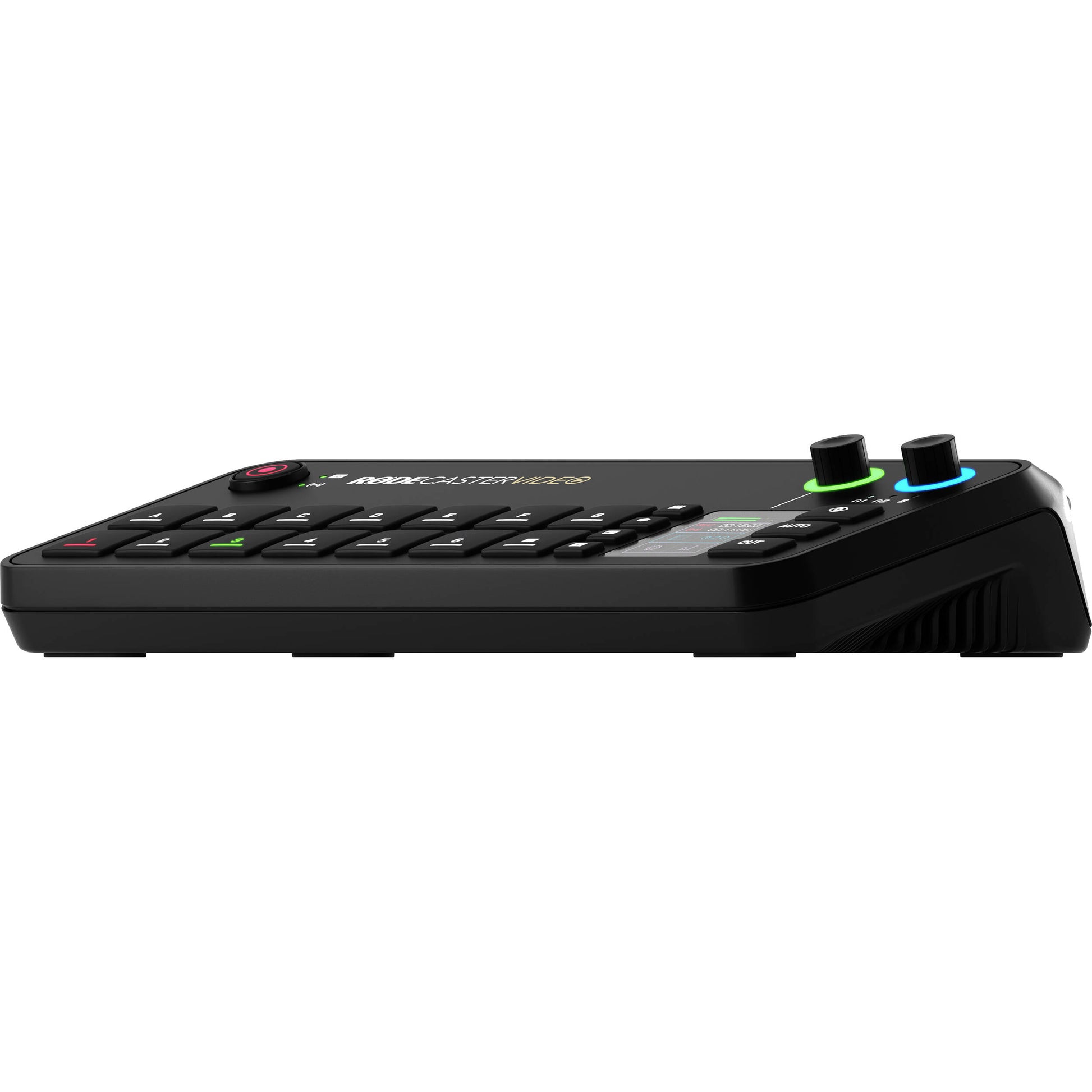 The RODECaster Video is an compact console for video switching, recording, and audio production, it supports up to six video sources with intuitive controls.