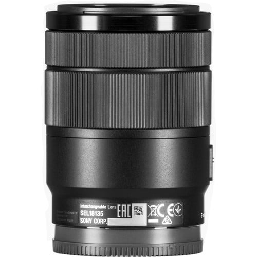 Sony E 18-135mm f/3.5-5.6 OSS Zoom Lens – versatile all-in-one zoom with Optical SteadyShot, covering wide to telephoto focal lengths for travel, everyday, and video use.