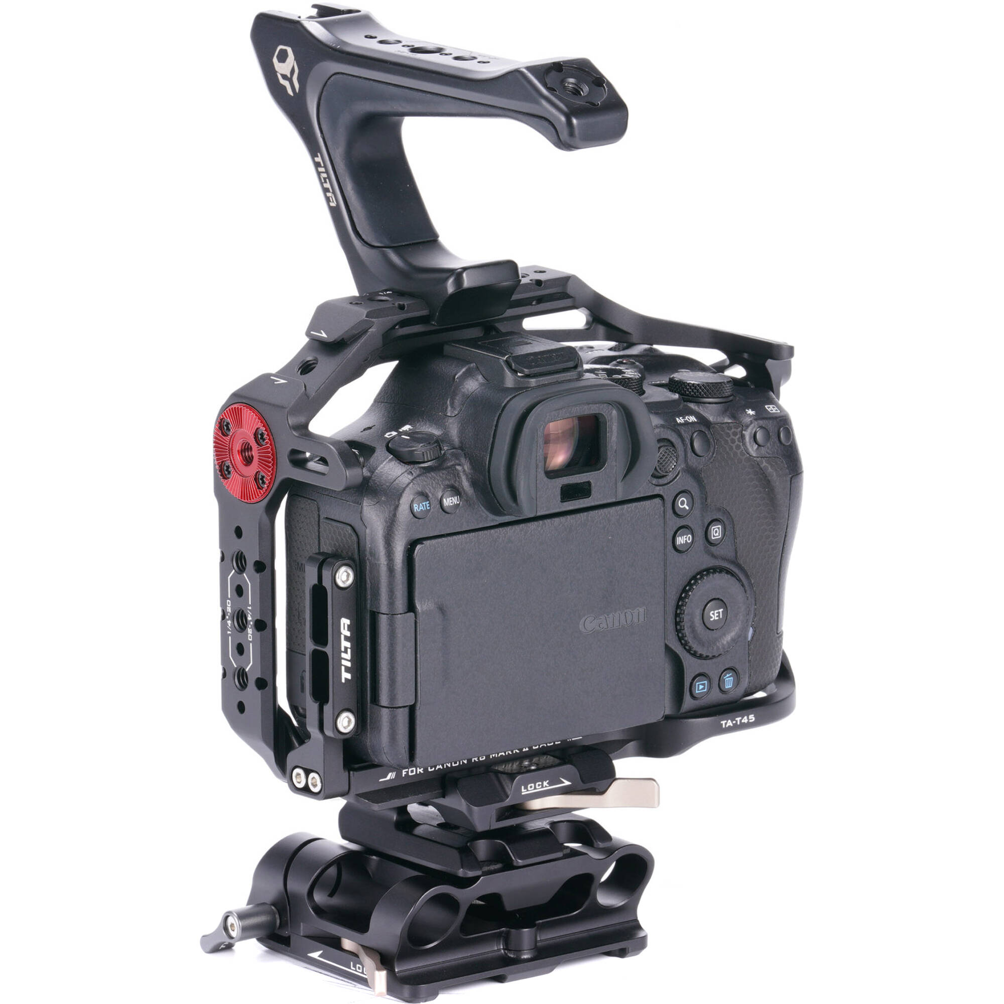 The Basic Camera Cage for Canon R6 II provides flexible operating and handling, as well as additional protection.
