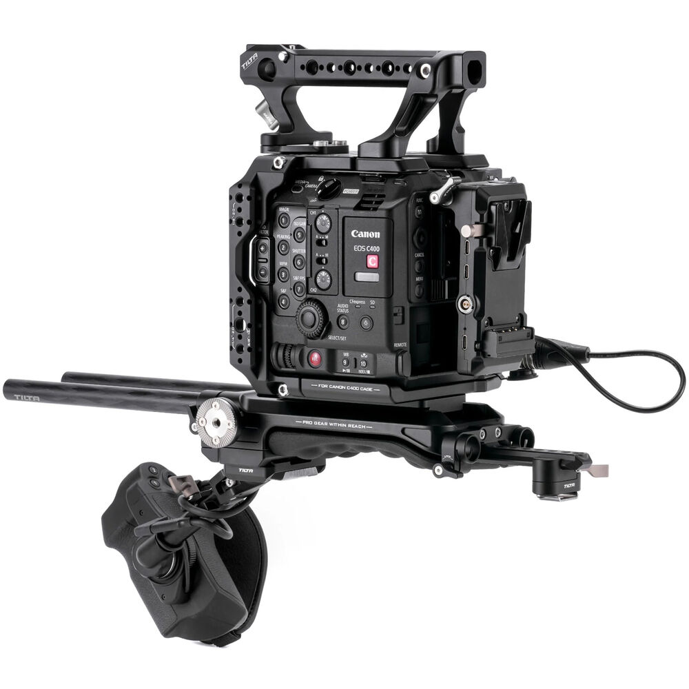 The Tilta Camera Cage for Canon C400 Pro Kit offers robust protection, modular design, and versatile mounting options for seamless professional filmmaking.