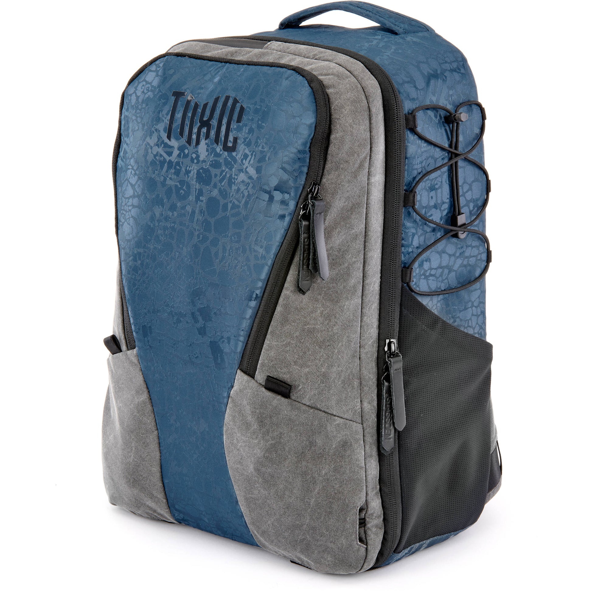 Valkyrie camera backpack with adjustable dividers, tripod holder, water-resistant fabric, and padded interior for photography gear
