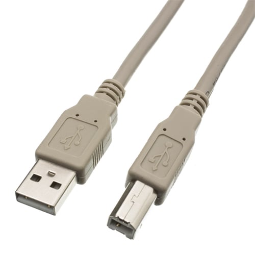 Compatible with both PC and Mac, this USB a male to USB b male printer cable features plug-and-play and is easy to use and has excellent connectivity, thanks to the gold flash contacts that will perform reliably for many years.