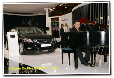 Pianist at Lexus Launch