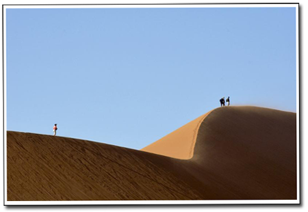 People on Dunes