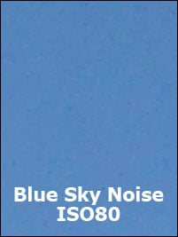 blue sky noise at ISO80