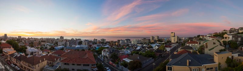 Complete Panorama Image of City