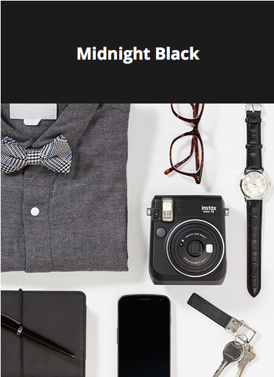 Midnight Black Instax Mini 70