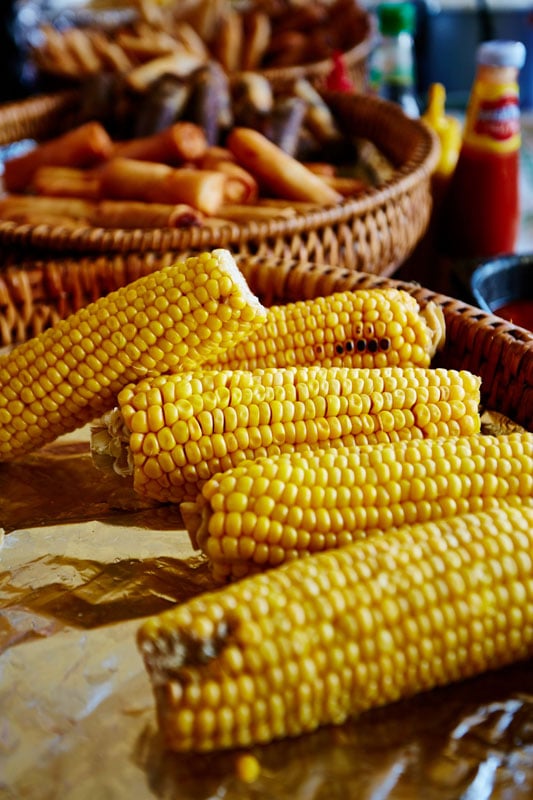 Delicious looking mielies/corn on the cob