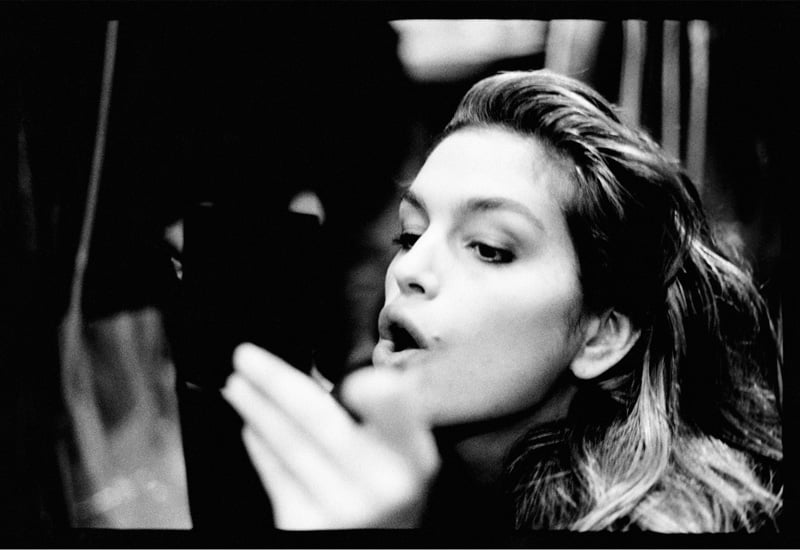 Photograph of model Cindy Crawford