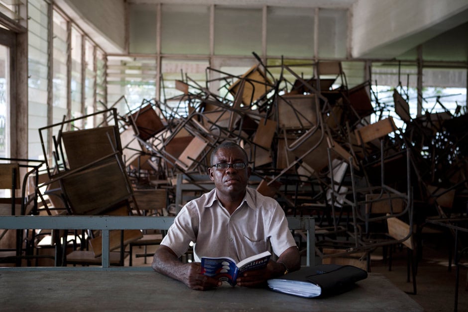 Photograph of the Study Hall at the University of Ghana