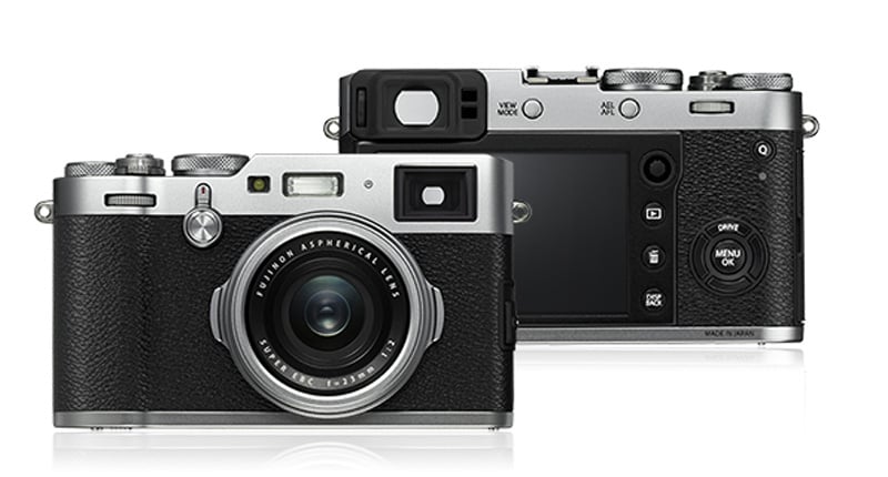 Fujifilm X100F Silver front and back