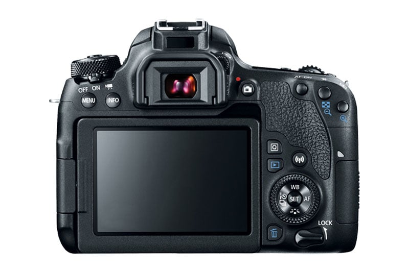 canon eos 77D DLSR back lcd